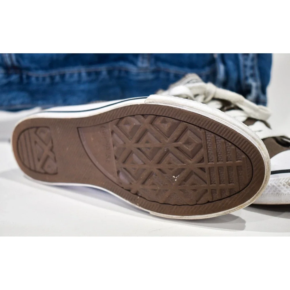 Converse All Star Chuck Taylor Low Top Grey Youth Sneakers Size 2 A09944C